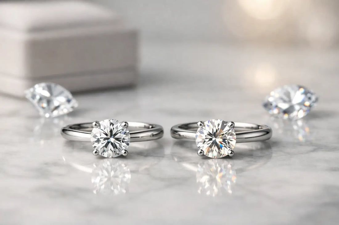 Diamond vs Moissanite Engagement Rings Compared
