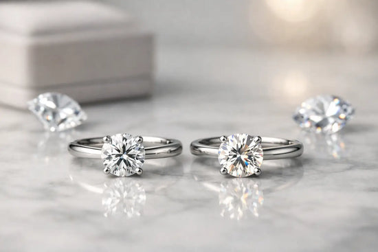 Diamond vs Moissanite Engagement Rings Compared