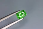 1.18 Ct Certified Natural Tsavorite Garnet – Vivid Green | Cushion Cut | Tanzania Origin | Unheated | VS Clarity | GFCO Certified