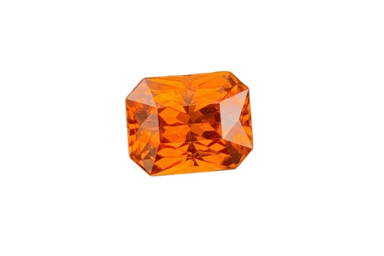 Natural Hessonite Garnet – 2.92 Carats | Fanta Orange | VS Clarity | Untreated | Radiant Cut