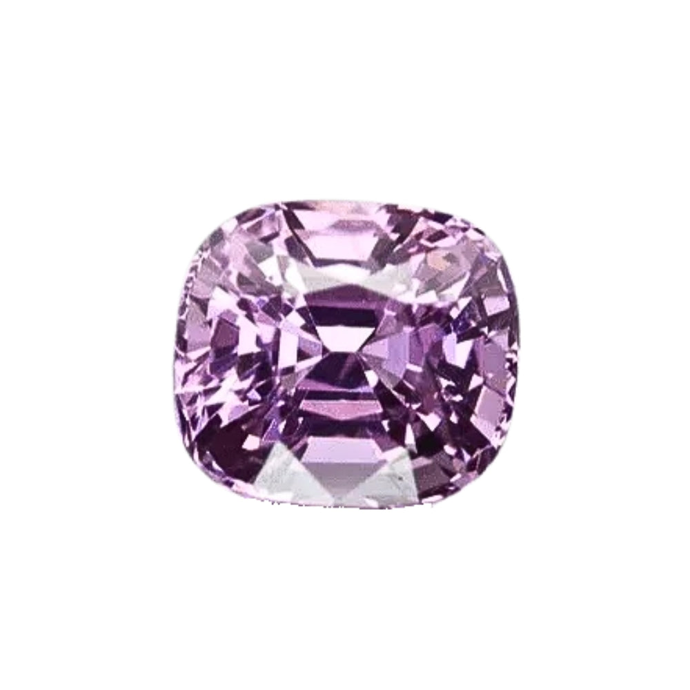 1.51 Ct Certified Natural Purple Spinel – Cushion Cut _ Burma (Myanmar) Origin _ Untreated _ Rare Violet Hue