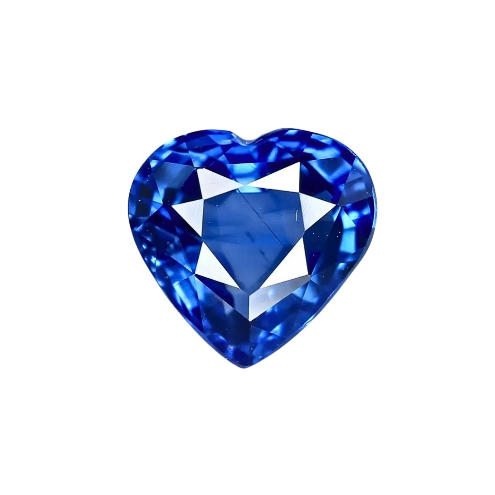 1.68 Ct Certified Blue Natural Sapphire – Heart Shape | Sri Lanka Origin
