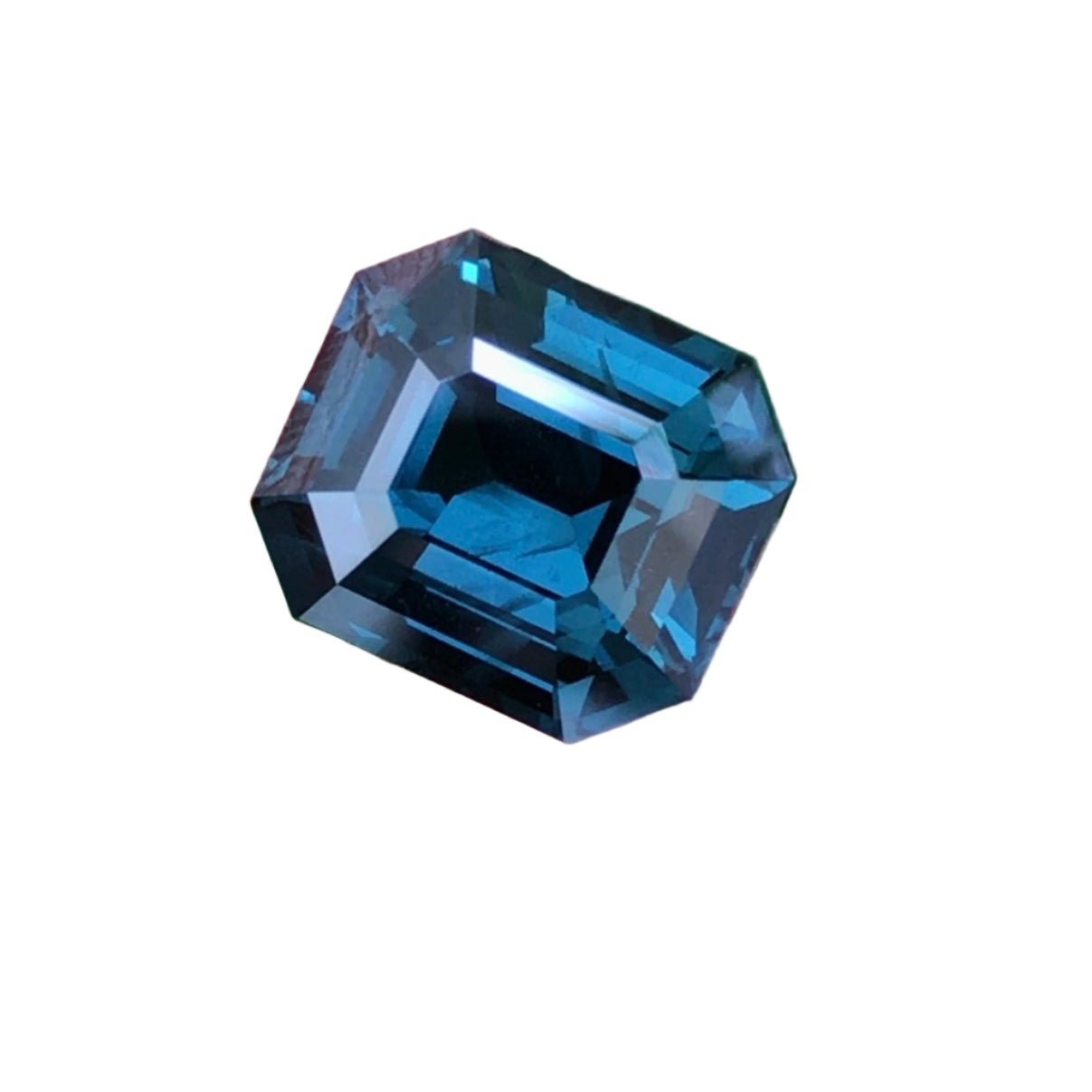 5.58 Ct Certified Natural Peacock Blue Spinel – Octagonal Cut | VVS Clarity | Tanzania Origin | Untreated | GFCO Certified
