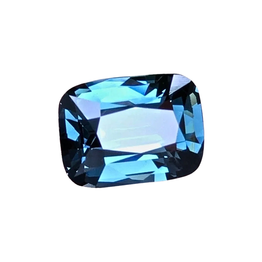 2.01 Ct Certified Natural Blue Spinel – VVS+ Clarity | Unheated | Tanzania Origin | GFCO Certified | Cushion Cut