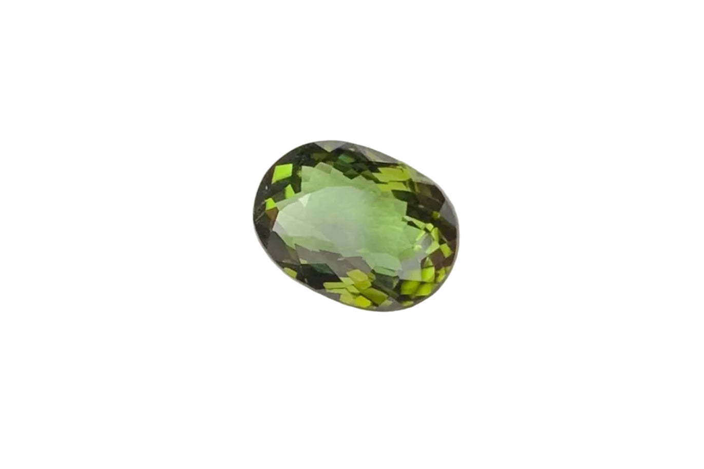 Natural Avocado Green Tourmaline – 2.45 Carats | Earthy Green | VS Clarity | Untreated | Oval Cut