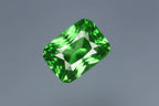 1.18 Ct Certified Natural Tsavorite Garnet – Vivid Green | Cushion Cut | Tanzania Origin | Unheated | VS Clarity | GFCO Certified