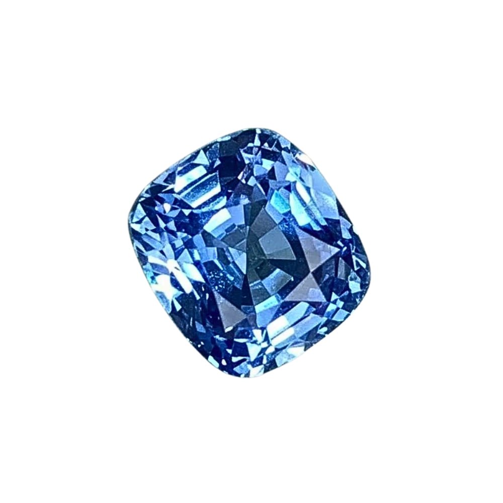 3.40 Ct Certified Natural Blue Sapphire – Cornflower Blue | Cushion Cut | Sri Lanka Origin | No Heat | Untreated | GIA Certified