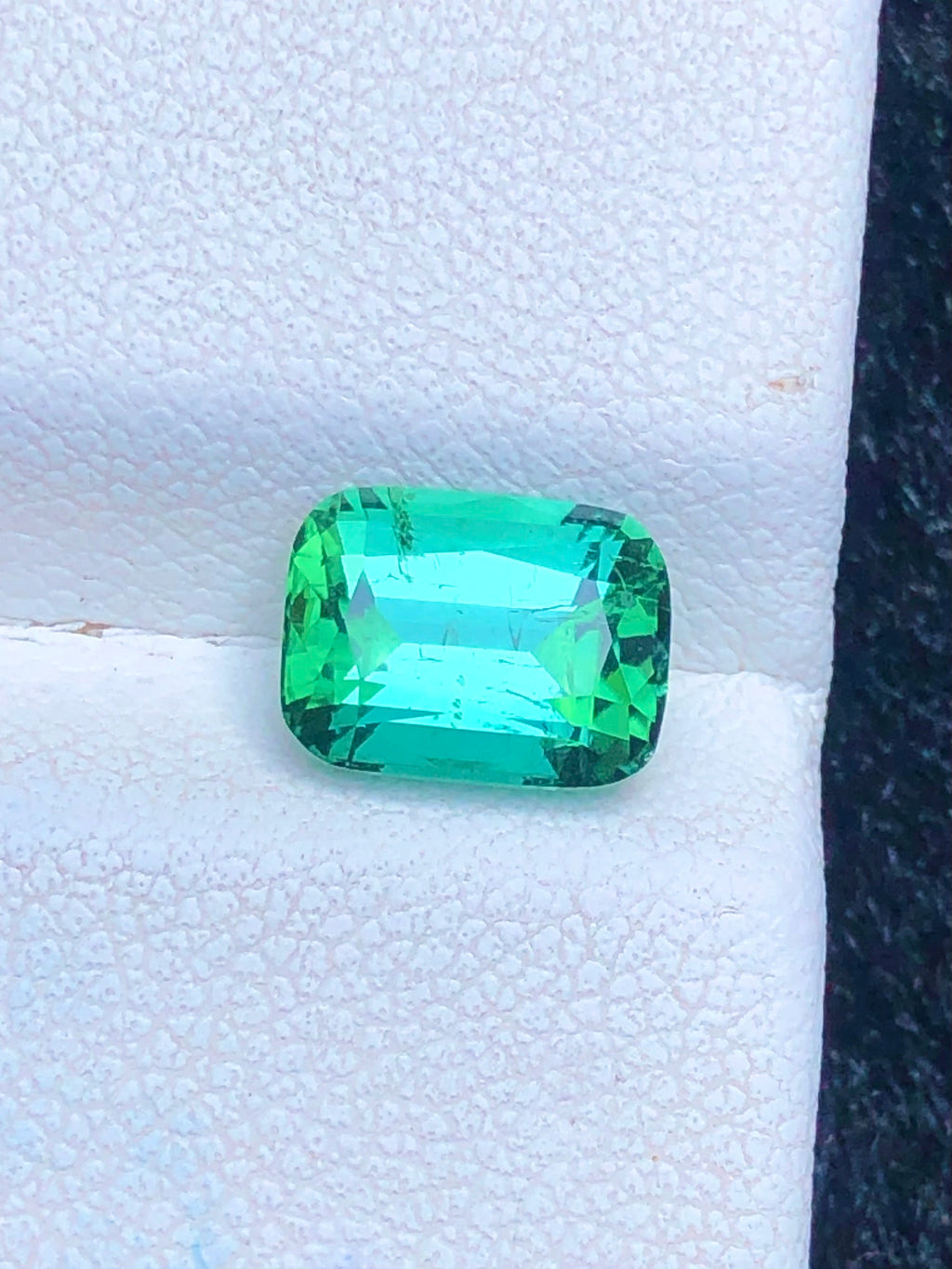 Certified Natural Bluish-Green "Lagoon" Tourmaline – 2.35 Carats | Cushion Cut | VS Clarity | Untreated | Top Quality Gemstone