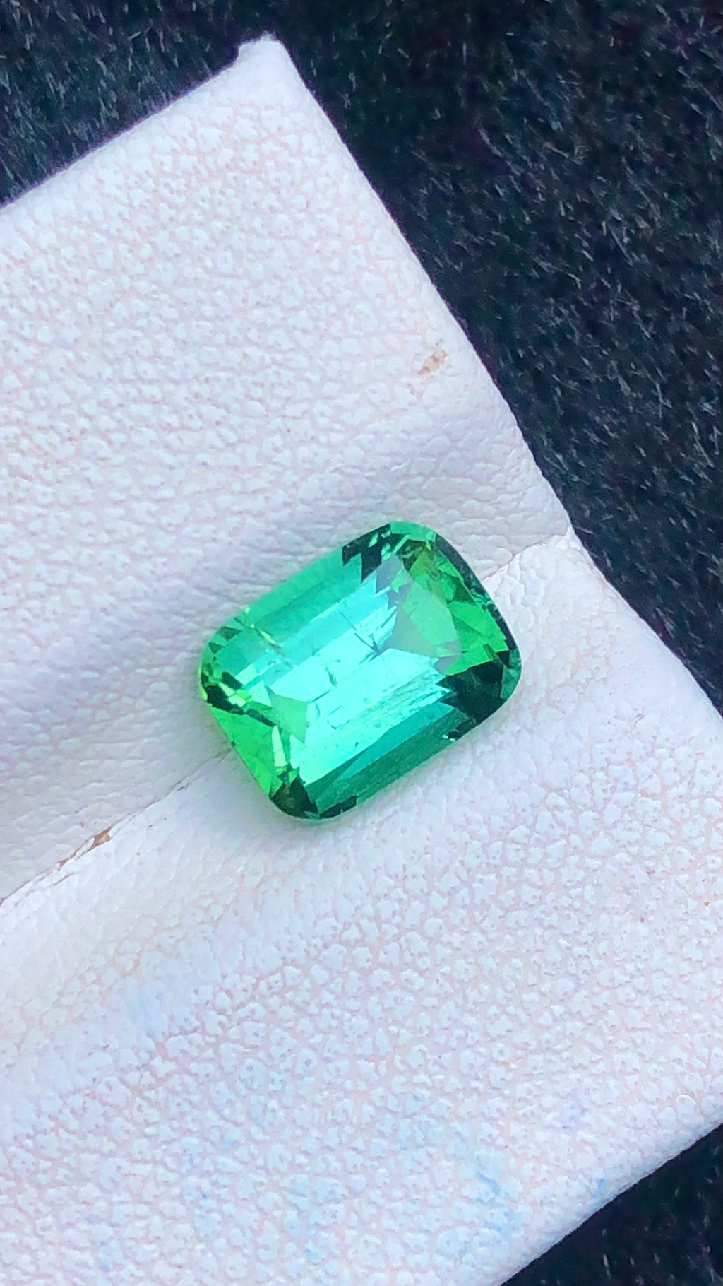 Certified Natural Bluish-Green "Lagoon" Tourmaline – 2.35 Carats | Cushion Cut | VS Clarity | Untreated | Top Quality Gemstone