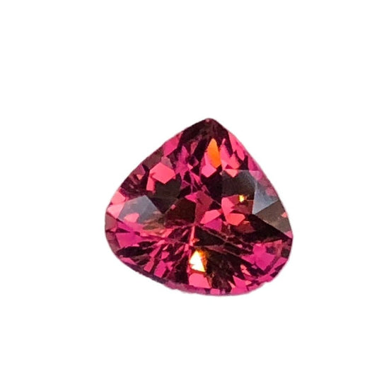 Natural Peach-Pink Tourmaline – 1.06 Carats | Heart Shape | VVS Clarity | Untreated | Nigeria Origin