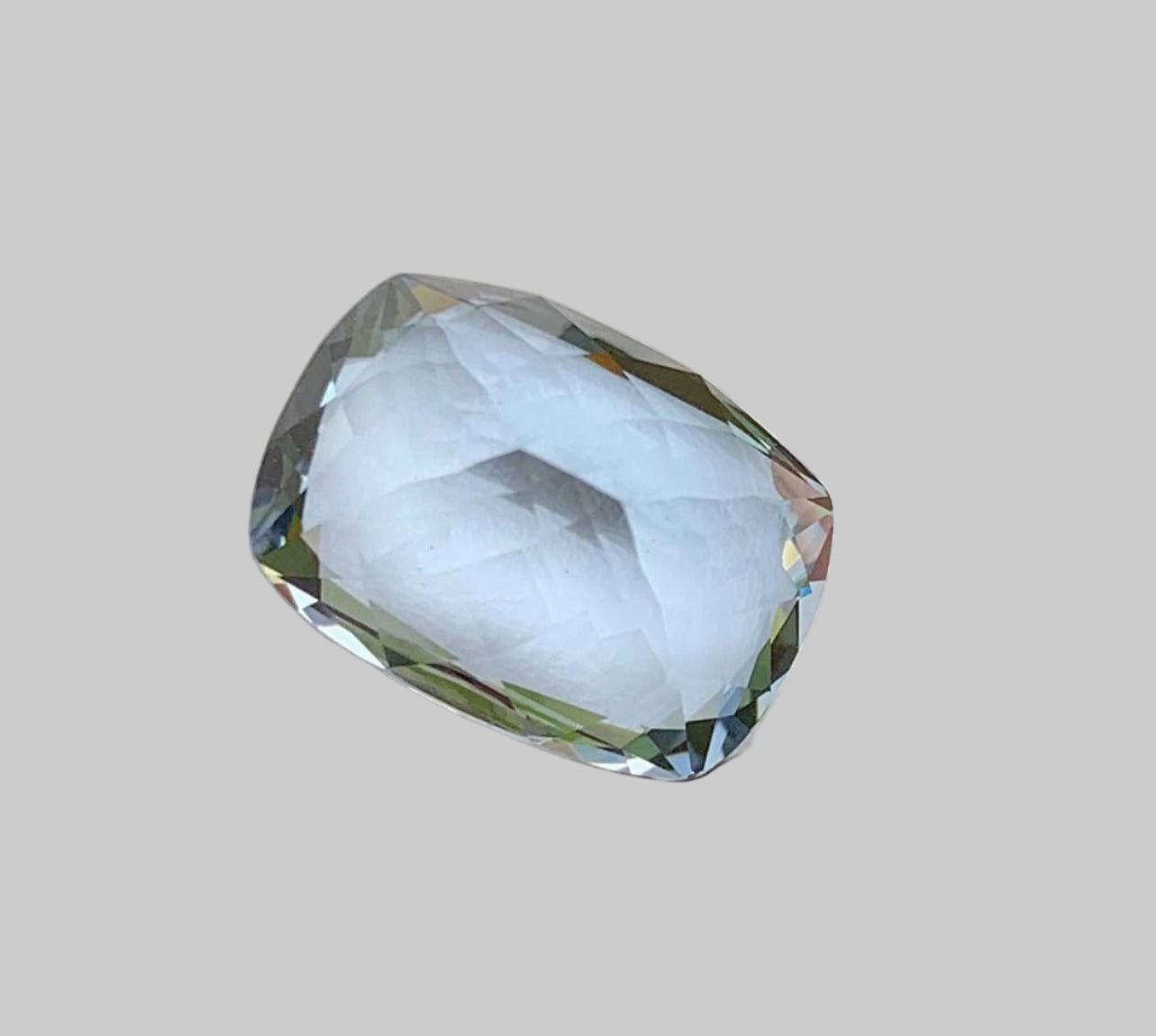 10.75 Ct Certified Natural Santa Maria Aquamarine – Mozambique Origin | Fancy Faceted | VVS Clarity | Heated | GFCO Certified