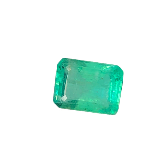 Natural Emerald – 1.38 Carats | Rare Vivid Green | Octagon Cut | VS Clarity | Zambia Origin | GFCO Certified