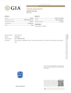 3.40 Ct Certified Natural Blue Sapphire – Cornflower Blue | Cushion Cut | Sri Lanka Origin | No Heat | Untreated | GIA Certified