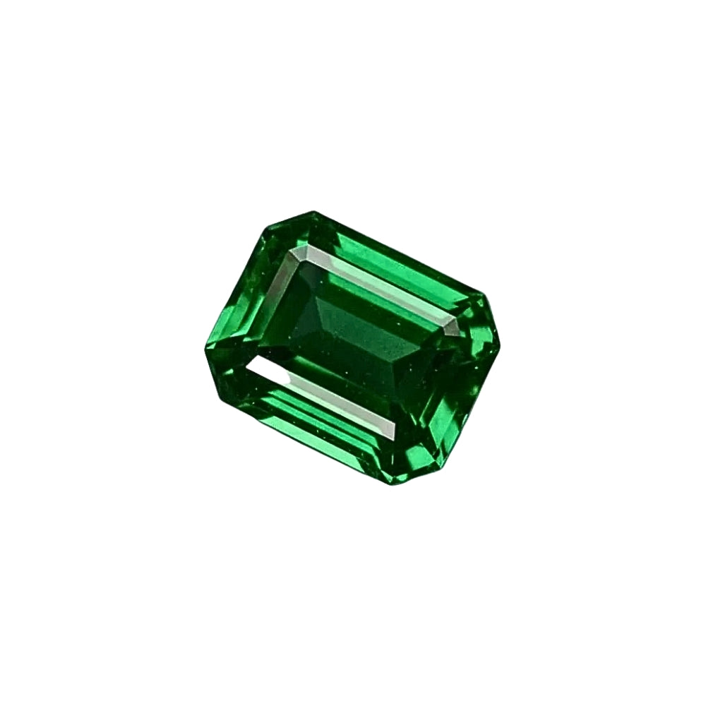 8.76 Ct Certified Natural Zambian Emerald – Vivid Green | Octagonal Cut | Untreated | GRS Certified | Top Color &amp; Quality