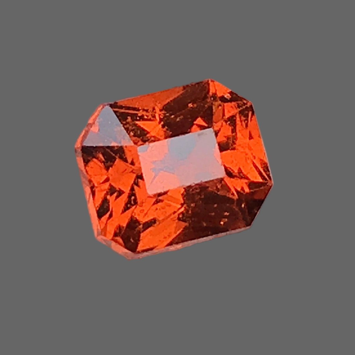1.19 Ct Natural Hessonite Garnet – Fanta Orange | Octagonal Cut | Sri Lanka Origin | Unheated | 100% Natural
