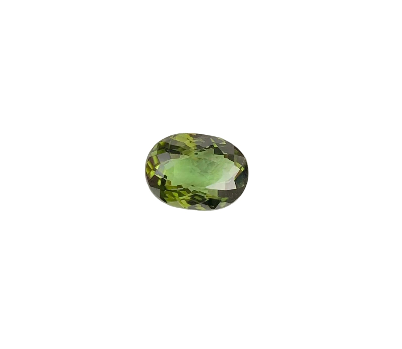 Natural Avocado Green Tourmaline – 2.45 Carats | Earthy Green | VS Clarity | Untreated | Oval Cut