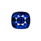 9.03 Ct Untreated Royal Blue Sapphire – Cushion Cut | GRS & Gübelin Certified
