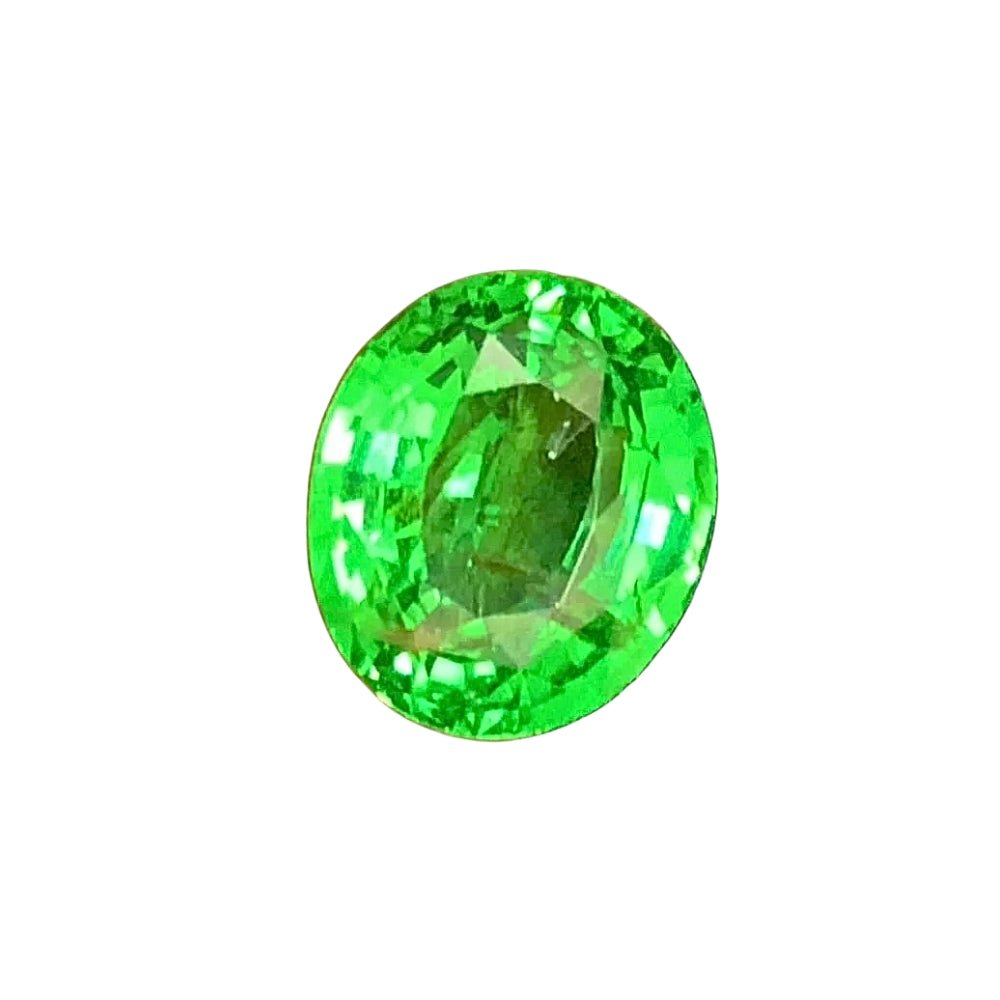 Certified Vivid Green Tsavorite Garnet – 2.51 Carats | Top Quality | Untreated | VVS Clarity | Tanzania Origin