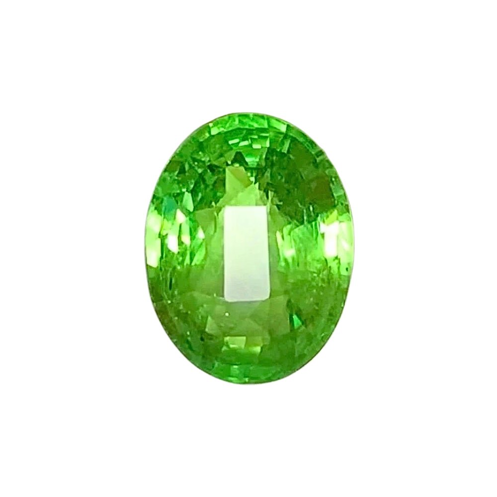 Certified Vivid Green Tsavorite Garnet – 3.56 Carats | Natural | Untreated | VS Clarity | Tanzania Origin | GFCO Certified