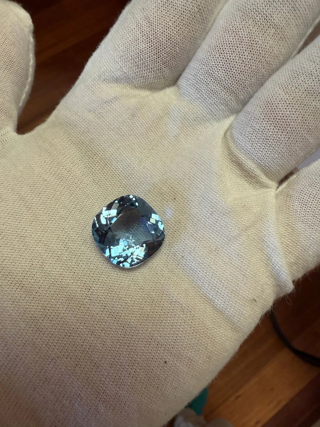 16.47 Ct Certified Santa Maria Aquamarine | Fancy Cut | Minas Gerais, Brazil | GFCO Certified