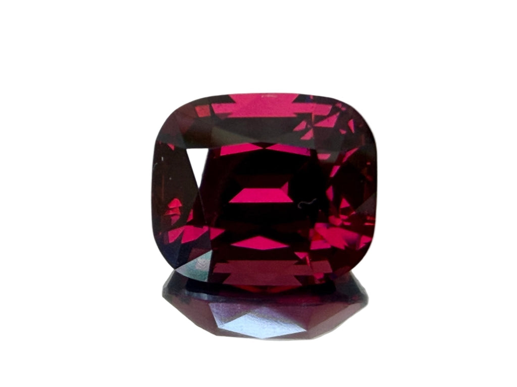 7.10 Ct Certified Mahenge Garnet – Blood Red | Cushion Cut | Tanzania Origin