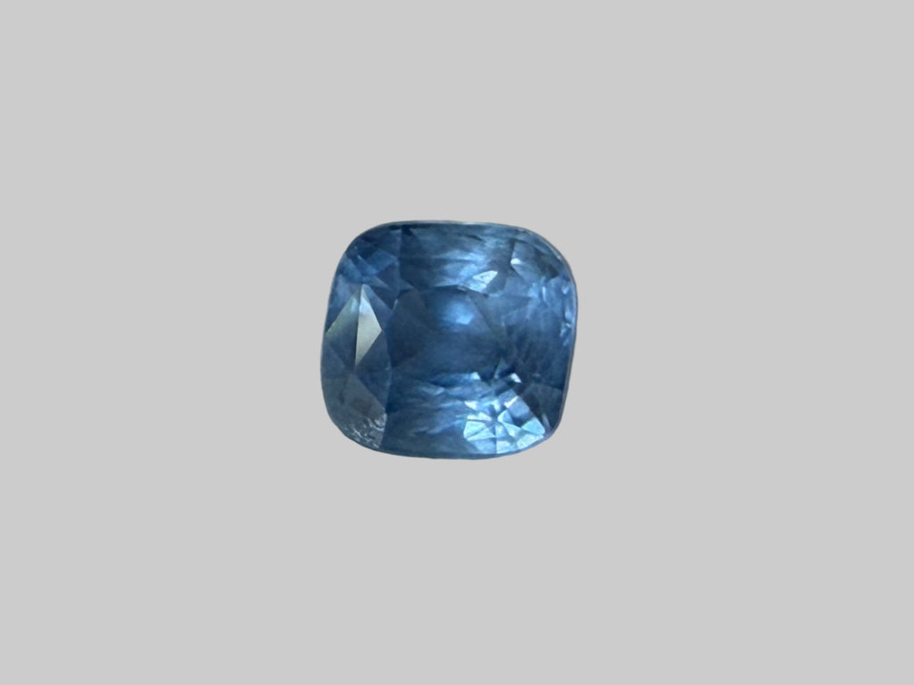 1.32 Ct Certified Blue Sapphire – Cornflower Blue | Cushion Cut | Sri Lanka Origin | Unheated | VS Clarity