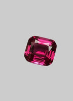5.04 Ct Certified Natural Rhodolite Garnet – Pinkish Red | Cushion Cut | Tanzania Origin | Unheated | VVS Clarity | GFCO Certified