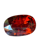 Certified Natural Spessartite Garnet – 5.69 Carats | Vivid Orange | VS Clarity | Fancy Round Cut | Untreated | AIG Certified