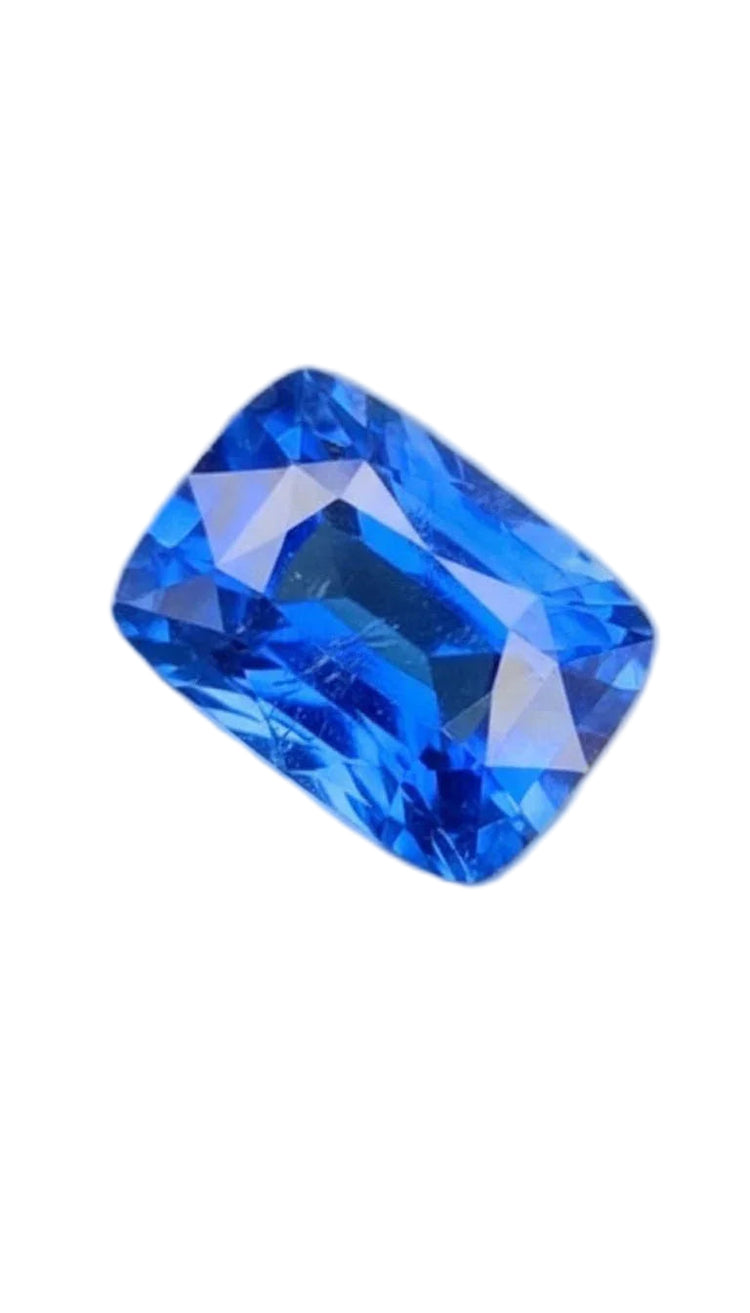 Certified Natural Cornflower Blue Sapphire – 6.12 Carats- Unheated from Sri Lanka - GAIA GEMS