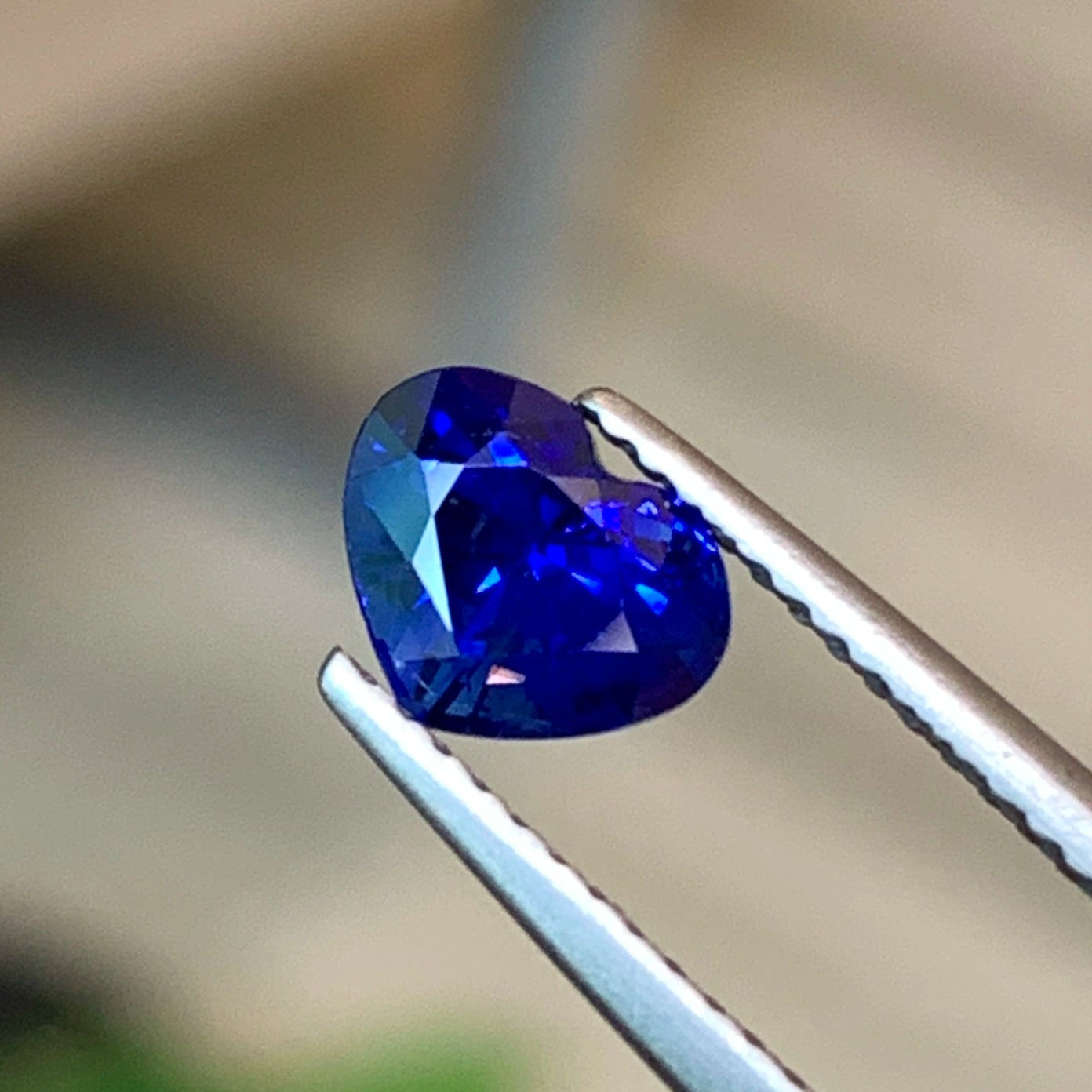 1.33 Ct Certified Royal Blue Natural Sapphire – Heart Shape | Sri Lanka Origin