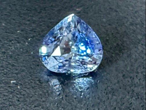2.02 Ct Certified Blue Natural Sapphire – Heart Shape | Sri Lanka Origin - GAIA GEMS