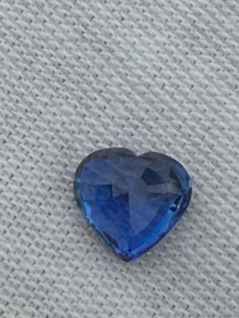 1.68 Ct Certified Blue Natural Sapphire – Heart Shape | Sri Lanka Origin - GAIA GEMS
