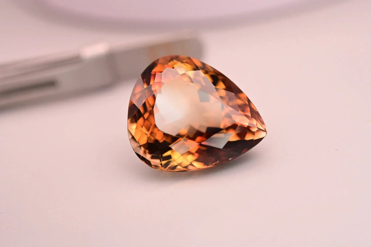 Certified Natural Imperial Topaz – 53.27 Carats - GAIA GEMS