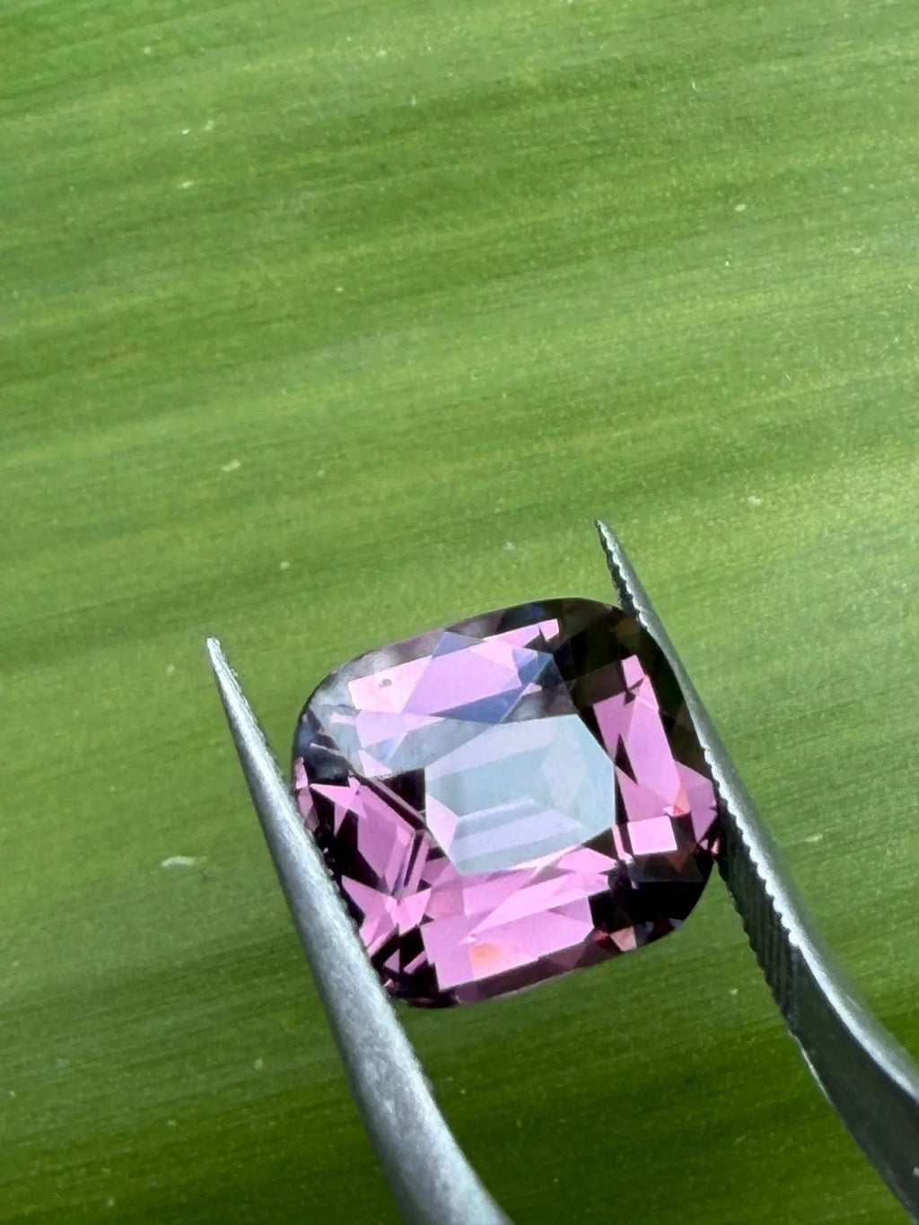 5.58 Ct Natural Purple Pink Spinel – Cushion Cut  Untreated  AIG Certified - GAIA GEMS