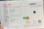 5.58 Ct Natural Purple Pink Spinel – Cushion Cut  Untreated  AIG Certified - GAIA GEMS