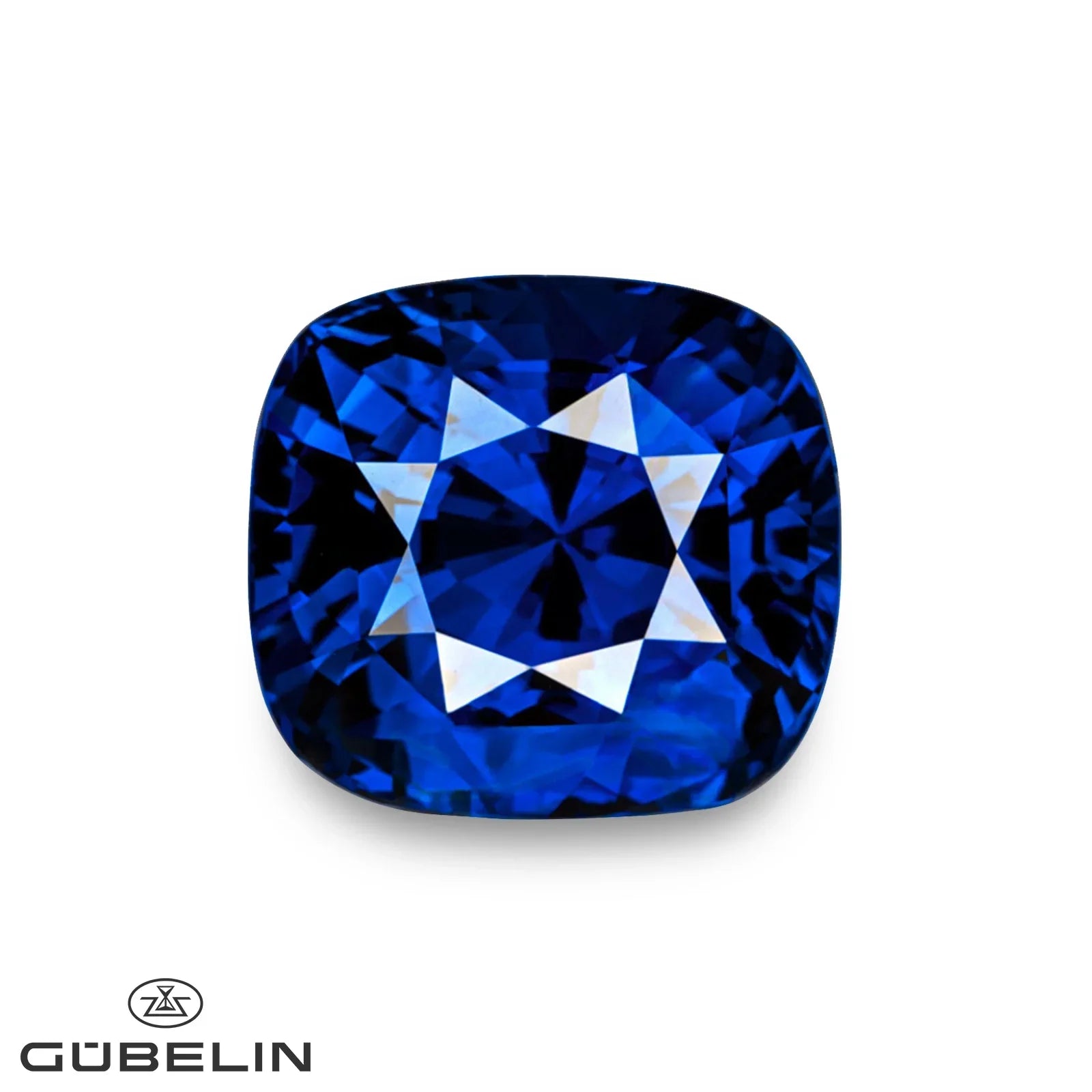 9.03 Ct Untreated Royal Blue Sapphire – Cushion Cut | GRS & Gübelin Certified - GAIA GEMS