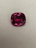 Rare Certified Malaya Garnet – 2.92 ct Cushion Cut | Unheated, VVS Pink Gem from Tanzania