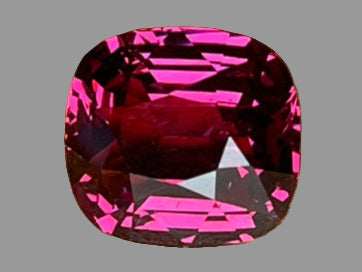 Rare Certified Malaya Garnet – 2.92 ct Cushion Cut | Unheated, VVS Pink Gem from Tanzania