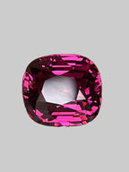Rare Certified Malaya Garnet – 2.92 ct Cushion Cut | Unheated, VVS Pink Gem from Tanzania