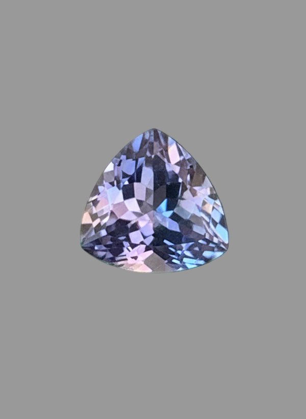 1.20 Ct Natural Tanzanite – AAA Grade | Trilliant Cut | Vivid Blue-Violet Hue | Heat Treated | Lustrous & Eye-Catching