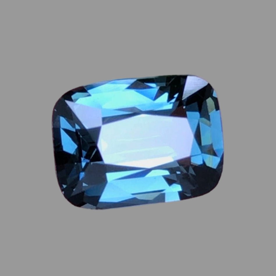 2.01 Ct Certified Natural Blue Spinel – VVS+ Clarity | Unheated | Tanzania Origin | GFCO Certified | Cushion Cut
