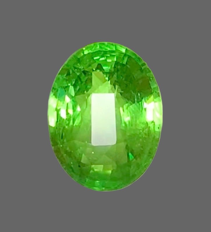 Certified Vivid Green Tsavorite Garnet – 3.56 Carats | Natural | Untreated | VS Clarity | Tanzania Origin | GFCO Certified