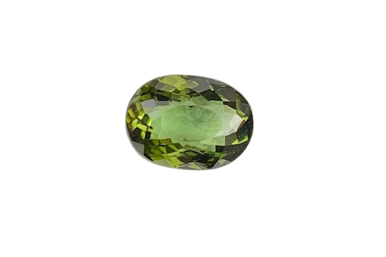 Natural Avocado Green Tourmaline – 2.45 Carats | Earthy Green | VS Clarity | Untreated | Oval Cut
