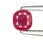 1.36 Ct Certified Natural Burmese Ruby – No Heat | Cushion Cut | Myanmar Origin | SI Clarity | AIG Certified