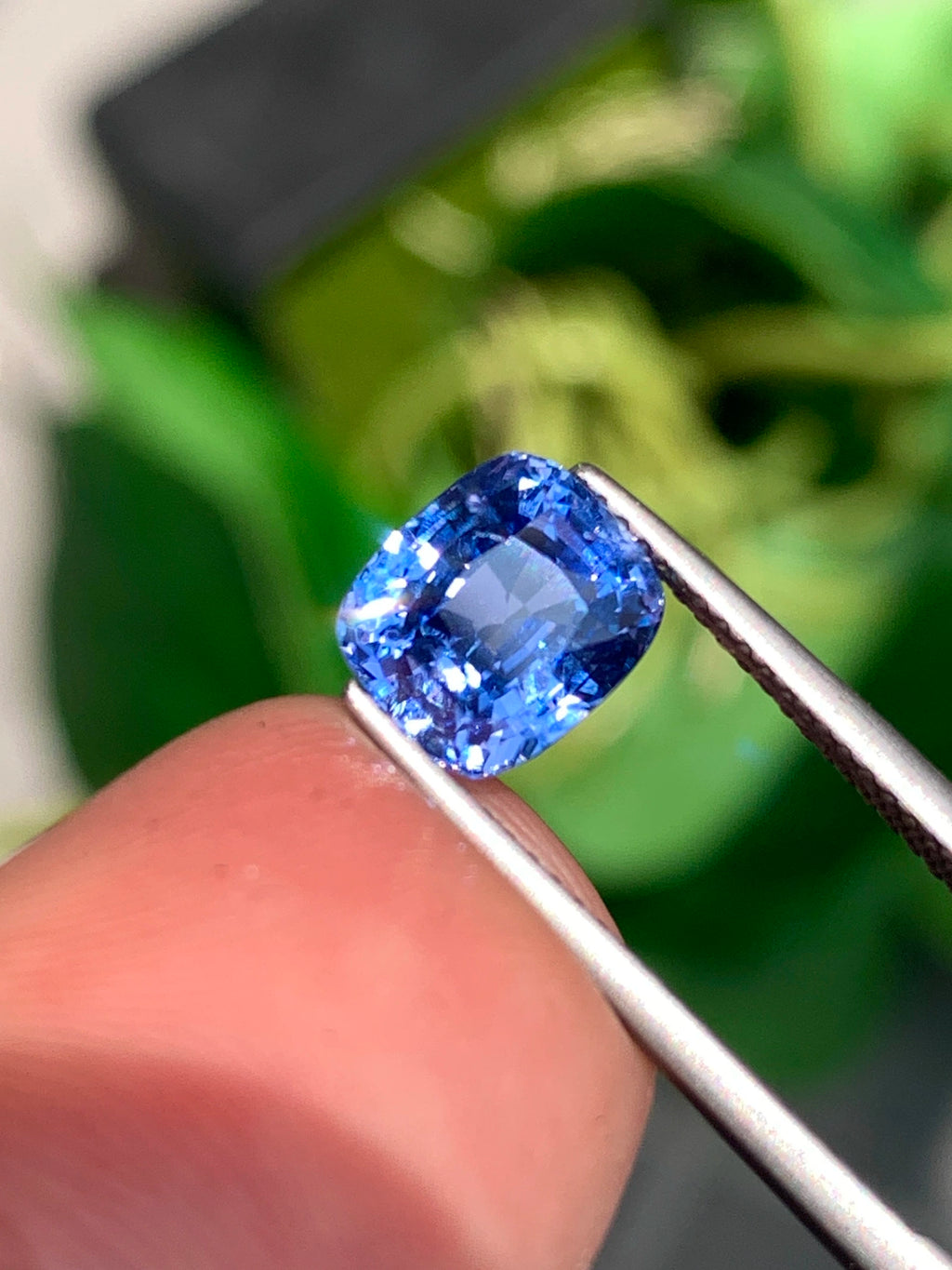 3.40 Ct Certified Natural Blue Sapphire – Cornflower Blue | Cushion Cut | Sri Lanka Origin | No Heat | Untreated | GIA Certified