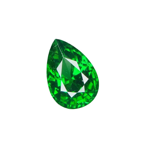 Natural Tsavorite Garnet – 1.22 Carats | Pear Cut | VS Clarity | Untreated