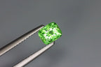 1.04 Ct Certified Tsavorite Garnet – Vivid Yellowish-Green | Cushion Cut | Tanzania Origin | Unheated | GFCO Certified