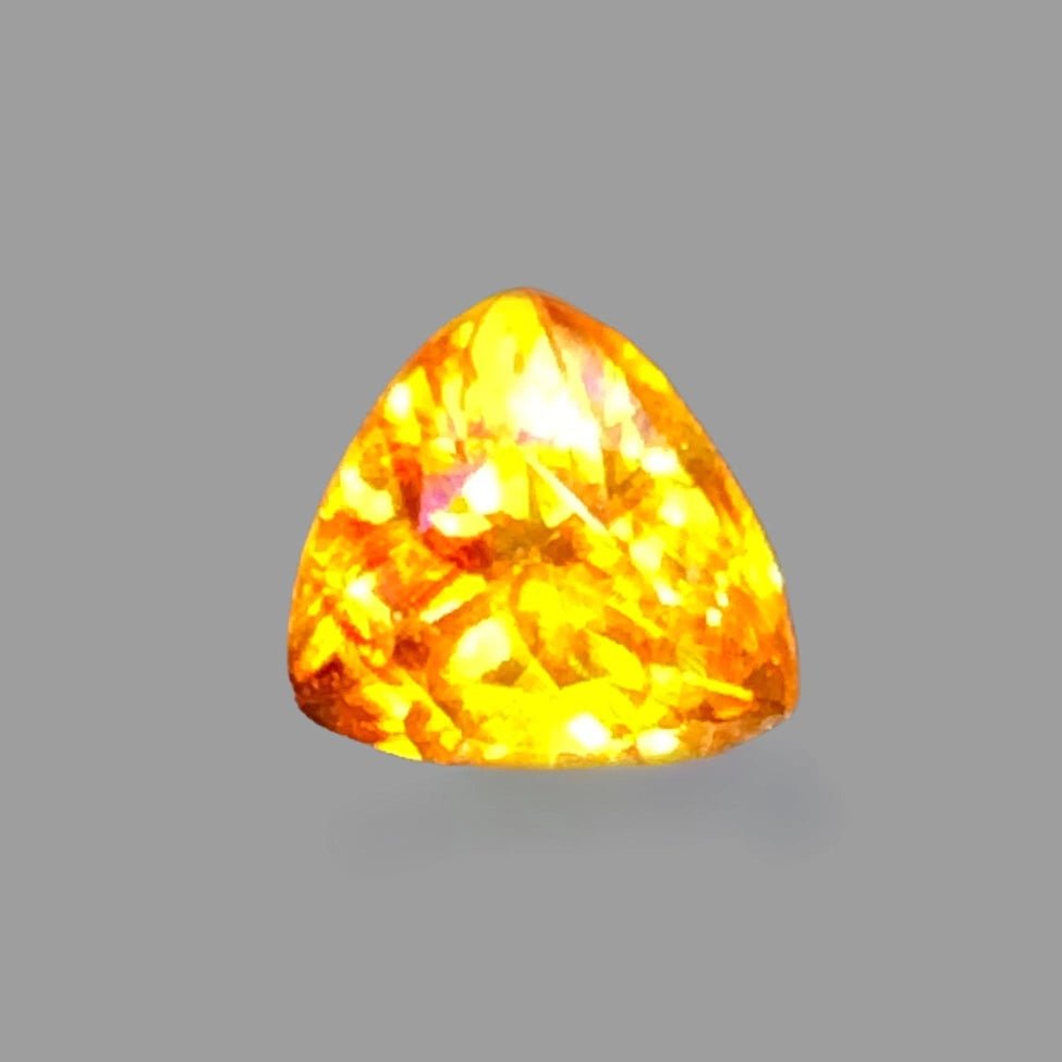 Natural Sphalerite – 0.94 Carats | Triangle Cut | VVS Clarity | Untreated | Rare Sparkling Fire Gemstone