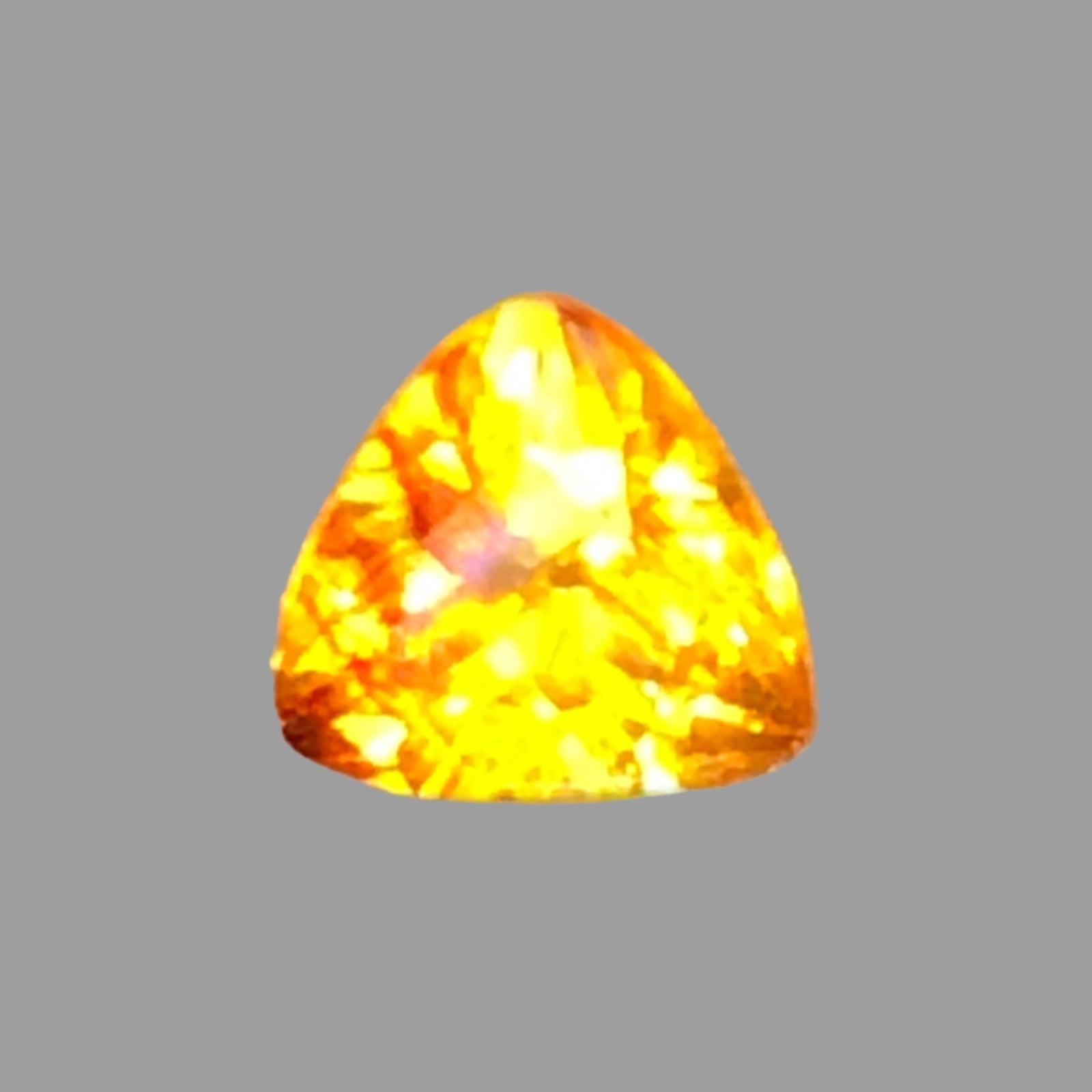 Natural Sphalerite – 0.94 Carats | Triangle Cut | VVS Clarity | Untreated | Rare Sparkling Fire Gemstone
