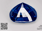 9.03 Ct Untreated Royal Blue Sapphire – Cushion Cut | GRS & Gübelin Certified - GAIA GEMS